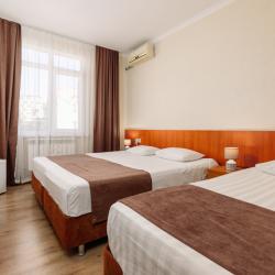 3-местный 1-комнатный номер стандарт с 1 односпальной и 1 двуспальной кроватью