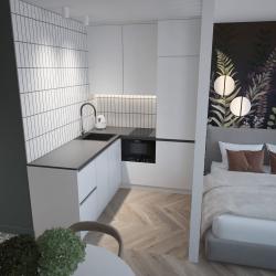 Фото Отель Студия с современным ремонтом и потрясающим видом на Русский Мост