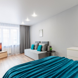 Апартаменты студия Мехзавод 1 квартал 69 с 2 двуспальными кроватями