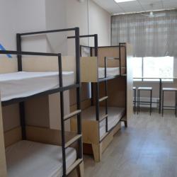 Кровать в общем 6-местном номере (удобства на этаже)