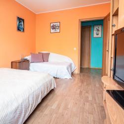 Фото Отель Уютная двухкомнатная квартира в районе Первой речки!