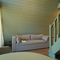 4-местный 1-комнатный коттедж премиум с 1 двуспальной кроватью