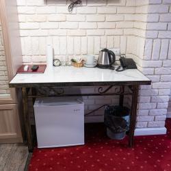 Номер стандарт с 1 двуспальной кроватью (мансарда)