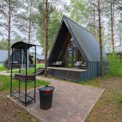 Коттедж №18 A-Frame (с террасой и кондиционером)