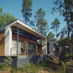 8-местный коттедж улучшенный с общей террасой и видом на лес