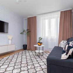 1-комнатные апартаменты стандарт Happy house с видом на реку