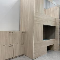 Кровать в общем мужском номере с 3 двухъярусными кроватями (удобства на этаже)