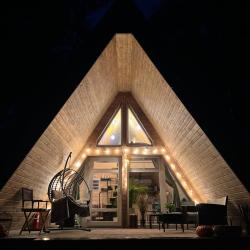 A-frame дом