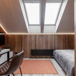 1-комнатные апартаменты студия (мансарда)