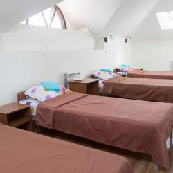 Номер эконом с 4 односпальными кроватями (общие удобства, мансарда)