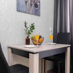 1-комнатные апартаменты стандарт Happy house с видом на реку