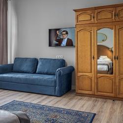 Комната комфорт с 1 двуспальной кроватью и видом на Фонтанку