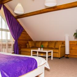 Номер стандарт с 1 двуспальной кроватью (мансарда)