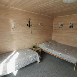 Номер эконом стандарт с 2 односпальными и 1 двуспальной кроватью