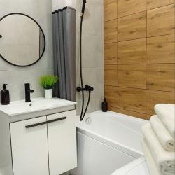 Фото Отель Уютная квартира в новом ЖК рядом с Немецкой деревней, Экспоград Юг