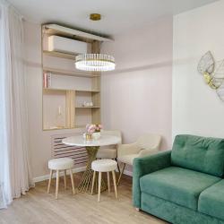 2-местные 1-комнатные апартаменты студия с 1 двуспальной кроватью