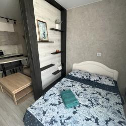 1-комнатные апартаменты студия КемКомфорт пр-т Притомский 25к4, 8 этаж, левое крыло