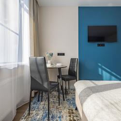 2-местные 1-комнатные апартаменты студия с 1 двуспальной кроватью (338-340)