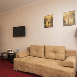 Номер комфорт бизнес с 1 двуспальной кроватью и диваном