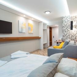 Номер стандарт с 1 двуспальной кроватью и диваном