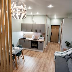 4-местные 1-комнатные апартаменты студия