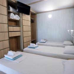 Номер стандарт с 3 односпальными кроватями Сад