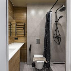 1-комнатные апартаменты студия г. Нижний Новгород, ул. Родионова, д. 136Б с 1 двуспальной кроватью