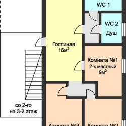 Номер эконом с 3 односпальными кроватями (с пансионом)