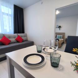 1-комнатные апартаменты улучшенные с 1 двуспальной кроватью