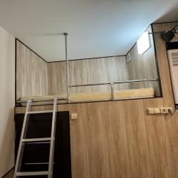 2-местные апартаменты эконом Москва, ул. Смольная, 44, к.2 с 2 односпальными кроватями (без окна)