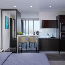 Studio Apartment с панорамной ванной