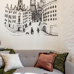 1-комнатные апартаменты студия Merino Home Dovlatov