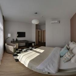 Номер стандарт с 1 двуспальной кроватью, 1 категория (с завтраком)