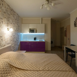Квартира-студия, 24 м², 2 кровати