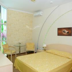 Номер стандарт с 1 двуспальной кроватью (без окна)