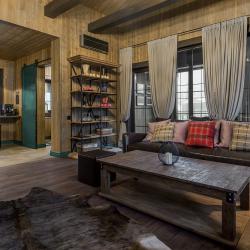 Коричневое шале в деревне Изубрица