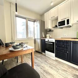 4-местные 2-комнатные апартаменты улучшенные Ключевская 24, 2-ком со Смарт ТВ