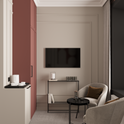 Номер стандарт улучшенный с 1 двуспальной кроватью