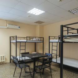 Номер эконом стандарт с 8 односпальными кроватями