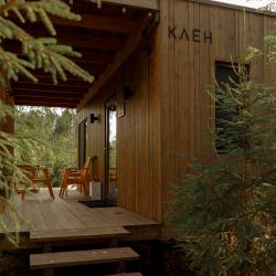 Коттедж улучшенный с 1 двуспальной кроватью