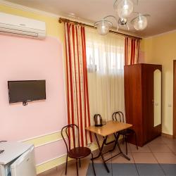 Номер стандарт с 1 двуспальной кроватью (цокольный этаж)