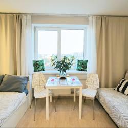 4-местные 1-комнатные апартаменты студия Привокзальная площадь дом 1а к2