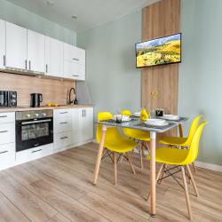 4-местные 1-комнатные апартаменты студия