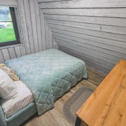 Коттедж №15 A-Frame (с террасой, кондиционером и камином без купели)