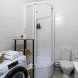 1-комнатные апартаменты студия с 1 двуспальной кроватью