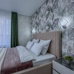 Апартаменты улучшенные Автомобильная, 8 с 1 двуспальной кроватью