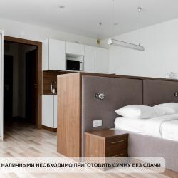 Апартаменты улучшенные с 1 двуспальной кроватью