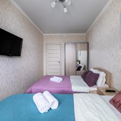 2-комнатные апартаменты улучшенные улица Галимджана Баруди, д. 4 с 1 двуспальной кроватью