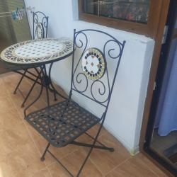 Комната эконом с 3 односпальными кроватями и балконом (общие удобства)