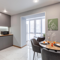 Апартаменты студия Мехзавод 1 квартал 69 с 2 двуспальными кроватями